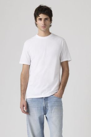 Levi's Camiseta de cuello redondo ce&ntilde;ida: paquete de 2 - Hombre - 2XL - Neutral / White / Heather Grey