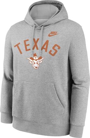 Nike Texas Legacy Arch Club Nike Mens College Pullover Hoodie in Grey | NKDK06GTXV-N9R