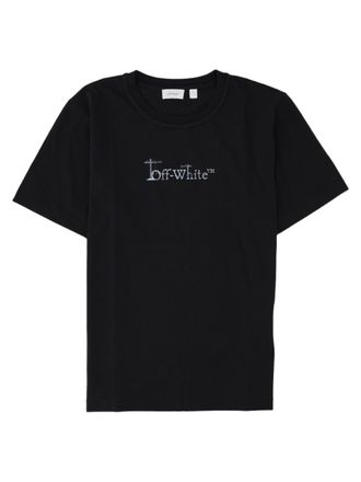 Off-white Black Graphic Printed Cotton T-Shirt