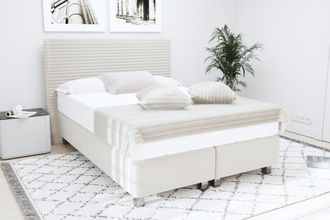 Westfalia Polsterbetten Boxspringbett »Sven« inkl. Zierkissen, wahlweise mit und ohne Kaltschaum-Topper