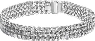House of Brilliance 18K 5.00 ct. tw. Diamond Link Bracelet