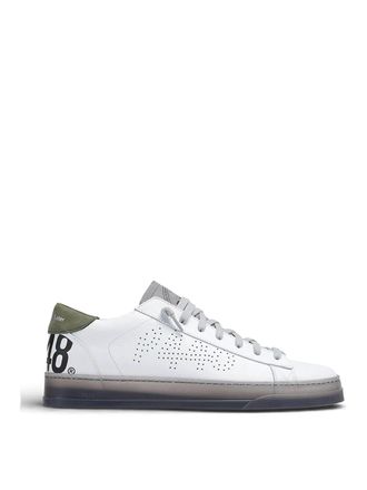 P448 Sneakers White-Grey Green