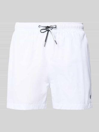 Mc Neal Badehose mit elastischem Bund und Tunnelzug in Weiss, Gr&ouml;&szlig;e XXL