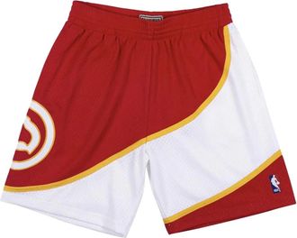 Mitchell & Ness Shorts NBA Atlanta Hawks 86 Swingman - Rosso
