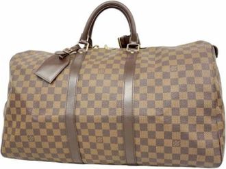 Louis Vuitton Vintage, unisex, Bruin, ONE Size, Pre-owned Weekendtas