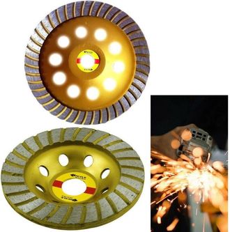 Trade Shop Trade Shop - Disco De Diamante Para M&aacute;rmol De Cemento &Oslash;18 Cm 180 Mm Molinillo Flexible Apretado