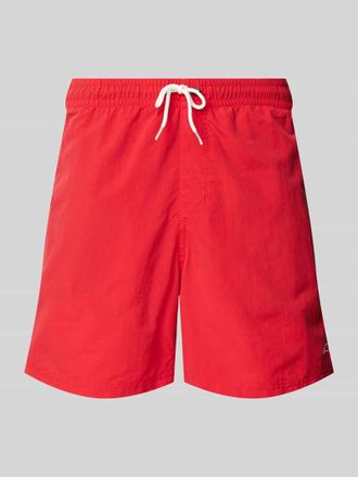 O'Neill Relaxed Fit Badeshorts mit Logo-Stitching in Rot, Gr&ouml;&szlig;e S