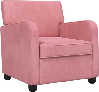 vidaXL Sill&oacute;n Rosa Terciopelo Vidaxl