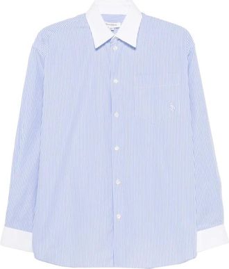 Sporty & Rich Shirt Sporty & Rich - Dames - Overhemden - Blauw - XS - Katoen - Overhemden