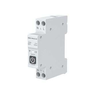 OEM Interruptor Autom&aacute;tico Inteligente Tuya, Wifi, 1p+n, 1a-63a, Riel Din Ajustable Con Medici&oacute;n, Compatible Con Life Alexa Home