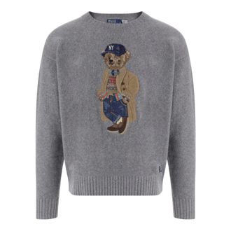 Polo Ralph Lauren Heren, Truien, Grijs, Maat: M Wol
