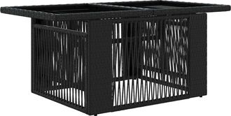 vidaXL Mesa De Jard&iacute;n Elevable Negro 100 X 55 X 37 Cm Vidaxl