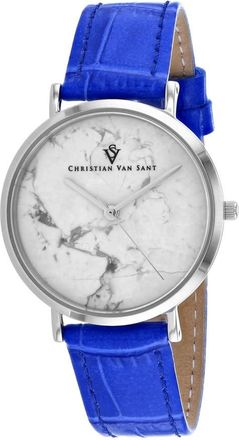 Christian Van Sant Lotus Quartz White Dial Ladies Watch CV0420