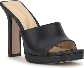 Jessica Simpson Azelica Platform Slide Sandal in Black at Nordstrom, Size 6.5