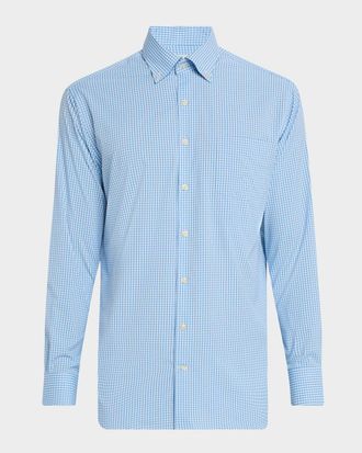 Peter Millar Mens Derwent Performance Twill Sport Shirt