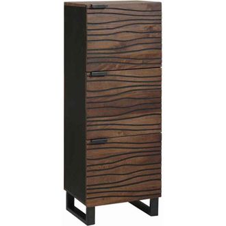 vidaXL Alto Marr&oacute;n 40 X 33 X 110 Cm Madera Maciza De Mango Vidaxl