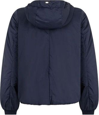 Herno Womens Blue Polyamide Full-Length Jacket Clothing