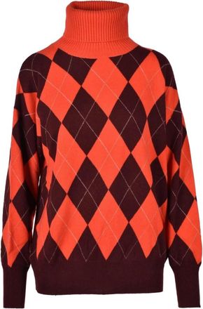 Ballantyne Kasjmier Gebreide Trui - Dames - Cashmere truien - Veelkleurig - M - Kasjmier - Truien & Vesten