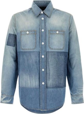 Givenchy Heren, Overhemden, Blauw, Maat: XL Denim