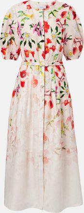 Gabriela Hearst Ignis floral linen midi dress