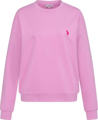 U.S.Polo Association dames sweatshirt van katoen met stretch