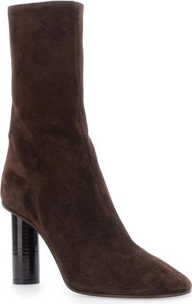 PARIS TEXAS Womens Ankle Boot Alice 85 Brown Leather Calf