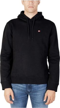Napapijri Heren Zwarte Hoodie - Heren - Hoodies - Zwart - L - Hoodies & sweatvesten