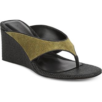 Favorite Daughter Emerson Wedge Sandal in Lemongrass at Nordstrom, Size 9.5