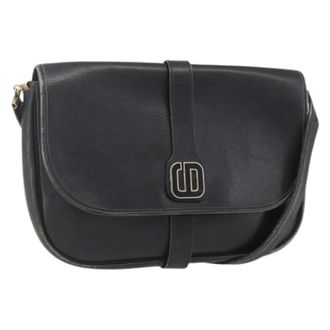 Dior Pre-owned Vintage Schoudertas - Dames - Pre-owned - Zwart - Maat: ONE Size Leer