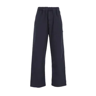 Maison Margiela Heren, Broeken, Blauw, Maat: M Katoen
