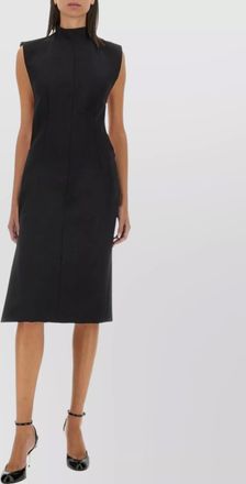Sportmax sleeveless knee-length dress open back