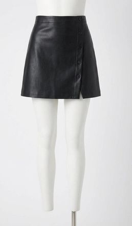 Z Supply Allegra Mini Skirt In Black