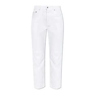 Moschino Donna, Jeans, Bianco, S, new