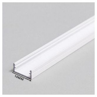 Trade Shop Trade Shop Traesio - Trade Shop - Profilo In Alluminio 1mt Da Incasso Senza Copertura Per Strip Led Strisce Al10mm