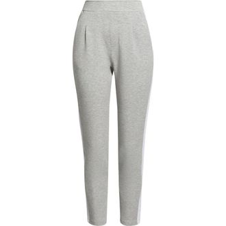 Lord & Taylor Dreamweave Tuxedo Pants in Heather Concrete at Nordstrom, Size X-Small
