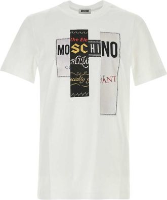 Moschino White Crew Neck T-Shirt