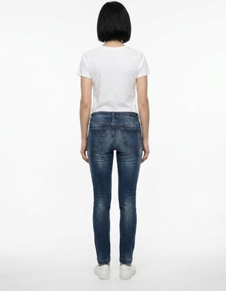 Dolce & Gabbana Womens Blue Cotton Skinny Jeans Clothing
