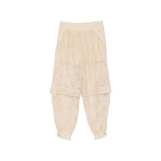 Zimmermann Wide Trousers, female, Beige, Size: S Wide Trousers