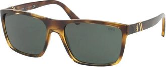 Polo Ralph Lauren Zonnebril - Heren - Zonnebrillen - Bruin - 59 MM - Accessoires
