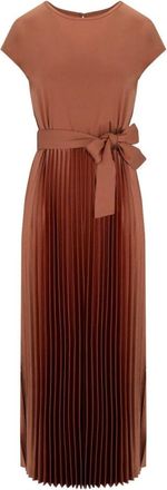 Max Mara Kleedjes, Dames, Bruin, S, Polyester, Gela Jurk