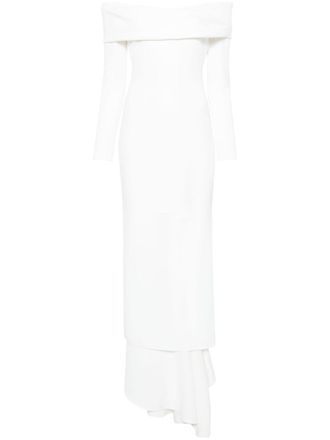Solace London The Lyla gown - women - Polyester - 10 - White