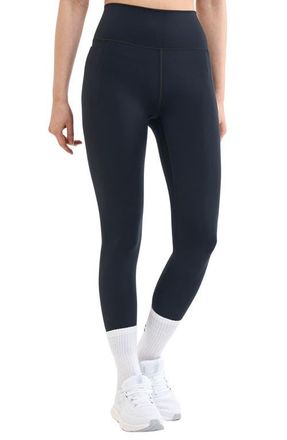 Under Armour Meridian Ankle Leggings in Black /Black at Nordstrom, Size X-Small L