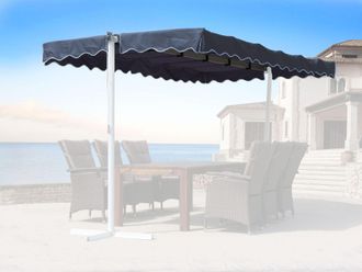 Quick-Star Ersatzdach Standmarkise Dubai Markise Grau 375 X 225 Cm
