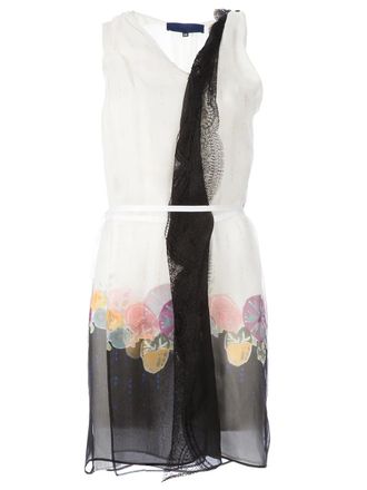 Sharon Wauchob printed dress - women - Silk/Viscose - 38 - White