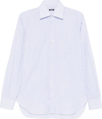 Barba Formal Shirts - Heren - Zakelijke Overhemden - Blauw - 4XL - Overhemden