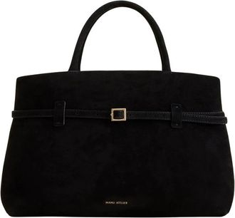 Manu Atelier Le Cambon 35 Suede Tote Bag