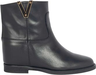 Via Roma 15 Enkel laarzen - Dames - Schoenen - Zwart - Maat: 36 EU Leer