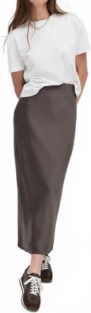 Favorite Daughter Favorite Maxi Skirt In Coffee