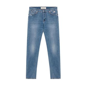 Roy Rogers Slim-fit Jeans, male, Blue, Size: W34 New 529 Valens Jeans