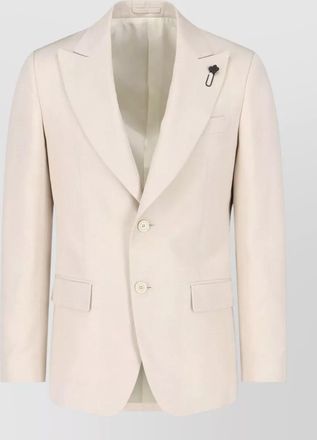 Lardini single breasted blazer notch lapel style